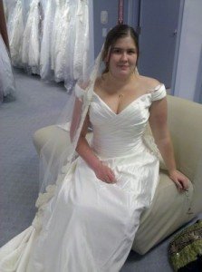 This bridal gown was almost the one!