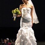 bride on catwalk