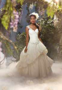 Alfred Angelo's Tiana gown for Disney Fairy Tale Collection