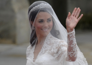 Duchess Kate in wedding gown