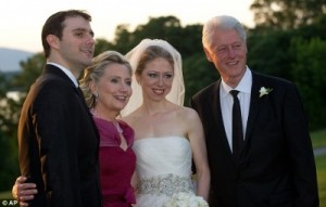 Mother-of-the-bride Hillary Clinton at Chelsea's Wedding