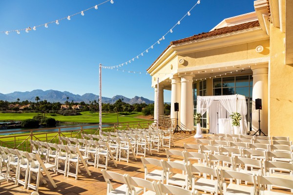 Ceremony at Canyon Gate Country Club.